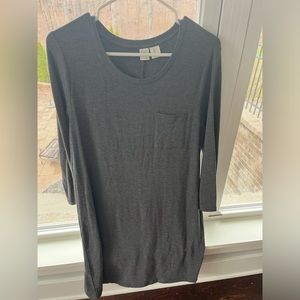 Grey cotton dress